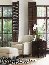 Royal Kahala - Koko Chair - Dark Red / Light Brown
