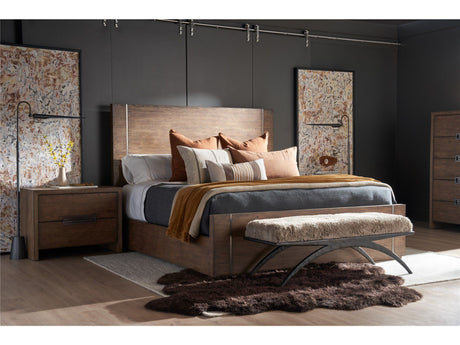 New Modern - Nola Bench - Gray