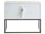 Dwell - Metal Base Nightstand