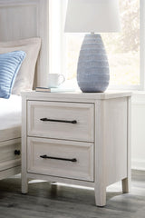 Darbonton - Two Drawer Night Stand - Dove White