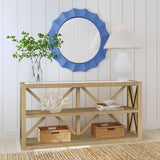 Blue Altair - Wall Mirror - Blue
