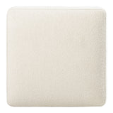 Melange - Dream Weaver Pouf - White