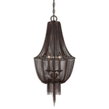 Lezzeno - 3 Chandelier - Gray, Dark