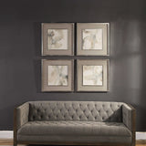 Divination - Abstract Art, Set Of 4 - Beige