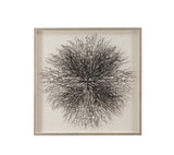 Gracee Canvas Art - Pearl Silver