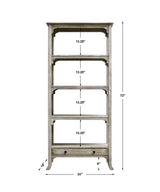 Bridgely - Etagere - Aged White