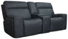 MS - Riverton Power Gliding Console Loveseat With Power Headrest And Lumbar