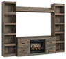 Trinell - 4-Piece Entertainment Center With 60" TV Stand