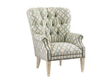 Lexington Upholstery - Wilton Wing Chair - Beige / Light Blue