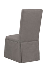 Skirted Parsons - Slip Cover Parsons Chair - Wood