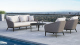 Marbella - Club Chair, With Self Welt - Echo Ash / Gray