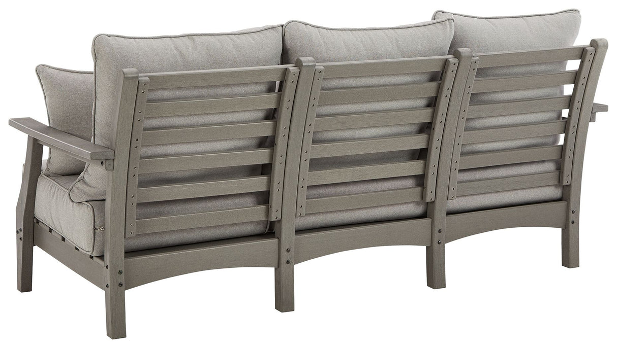 Visola - Gray - Sofa With Cushion