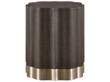Fenwick - Embossed End Table - Dark Brown