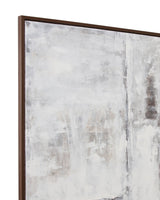 Triad Framed Canvas - Gray