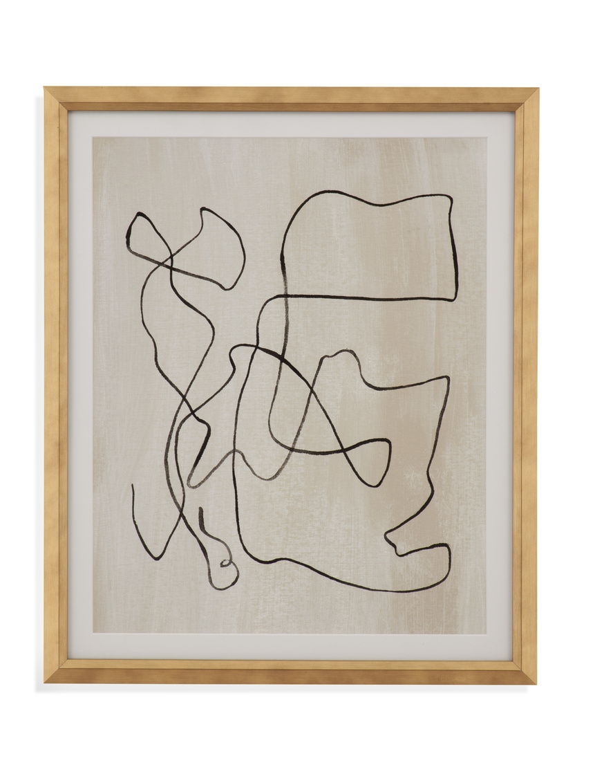 Bound I Framed Print - Light Brown