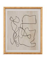 Bound I Framed Print - Light Brown