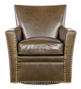 CC - Emeral Swivel Chair - Dark Brown