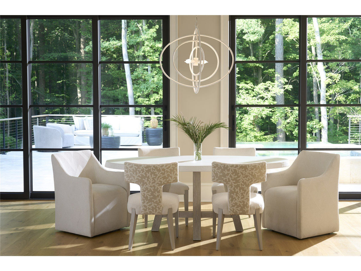 Oasis - Dockside Dining Table - White / Beige