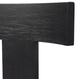 Idris - Armless Chair - White & Black
