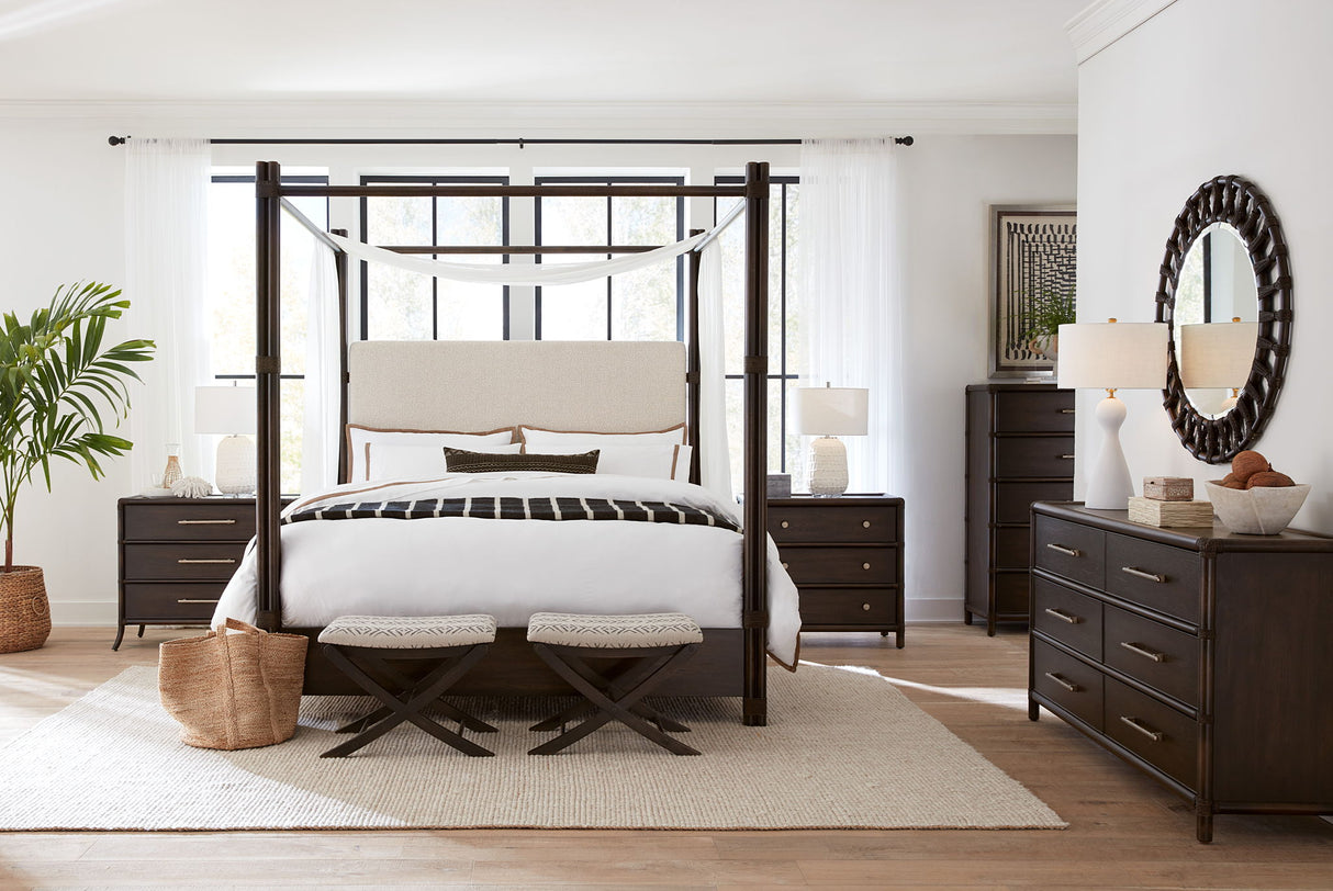 Retreat - Pole Rattan Nightstand
