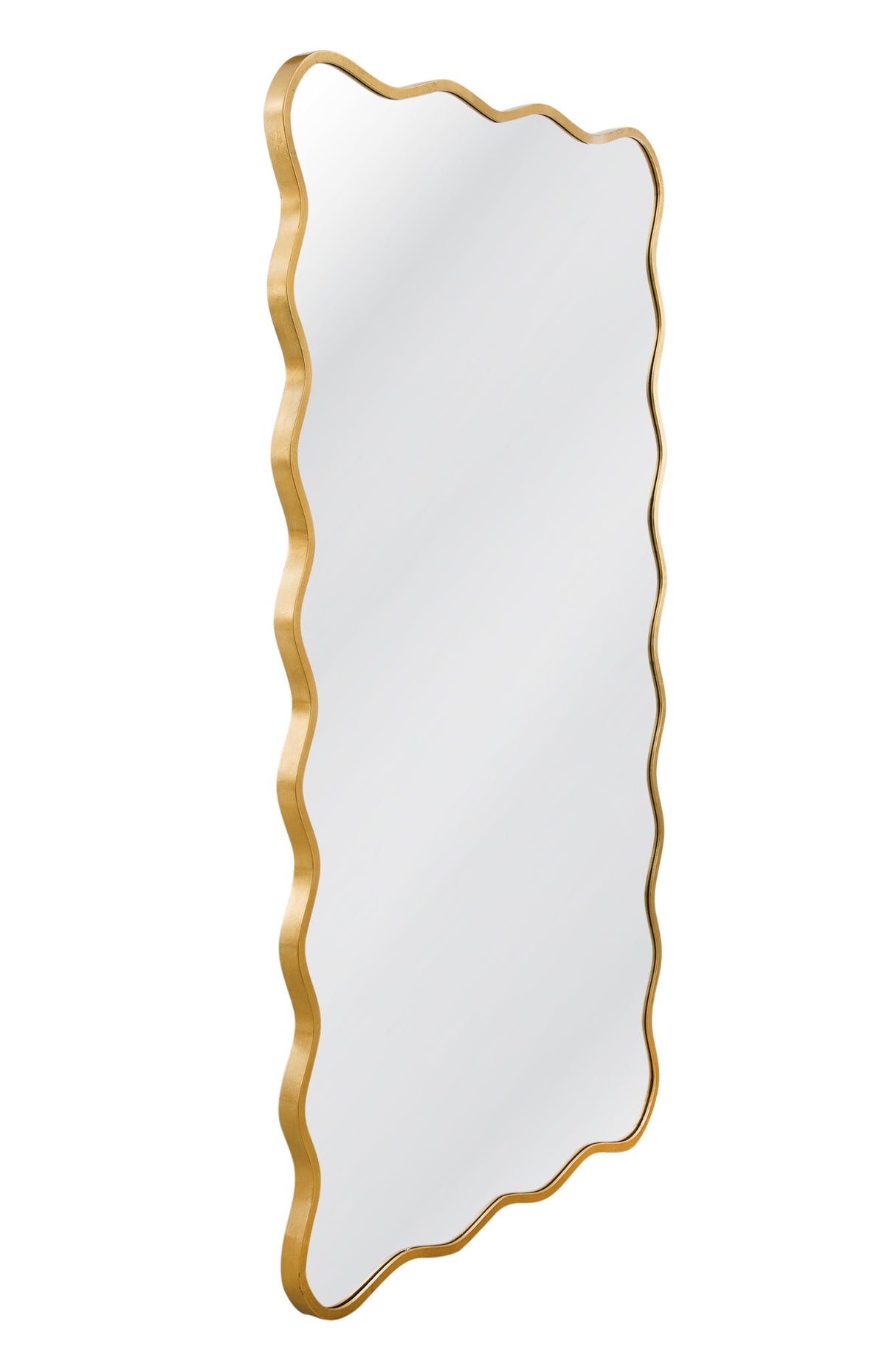 Freya - Floor Mirror - Antique Gold Leaf
