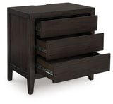 Westonfort - Three Drawer Night Stand - Espresso