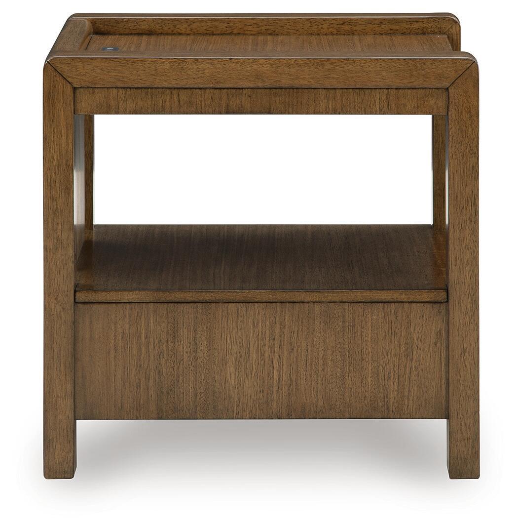 Marxmore - Square End Table - Brown