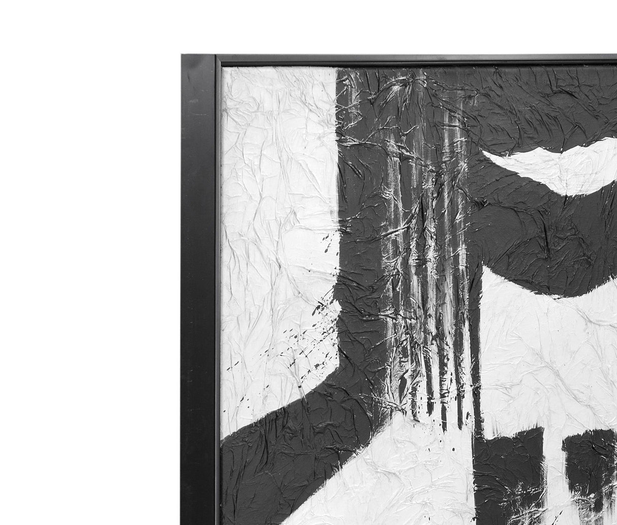 Black And White Canvas Art S22 (Set of 2) - Black