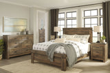 Trinell - Brown Dark - Six Drawer Dresser - 61.34" X 15.98" X 42.99"