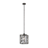 Arbela - 1 Light Mini Pendant - Gray, Dark