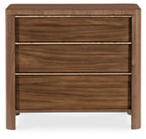Eleana - Three Drawer Nightstand - Medium Wood