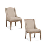 Sheffield- Buxton Parsons Dining Chair (Set of 2) - Brown