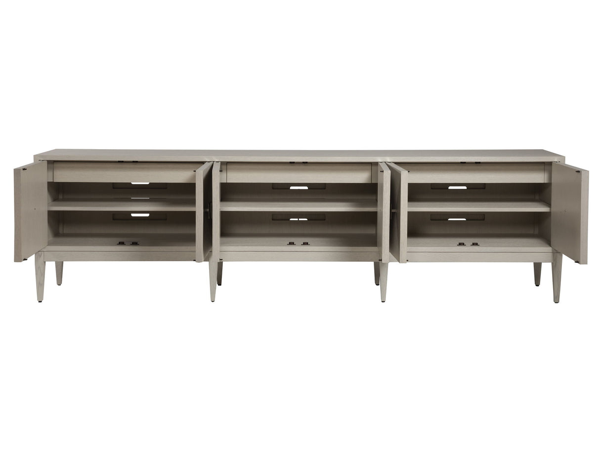 Signature Designs - Logan Convertible Long Media Console/Buffet - Gray