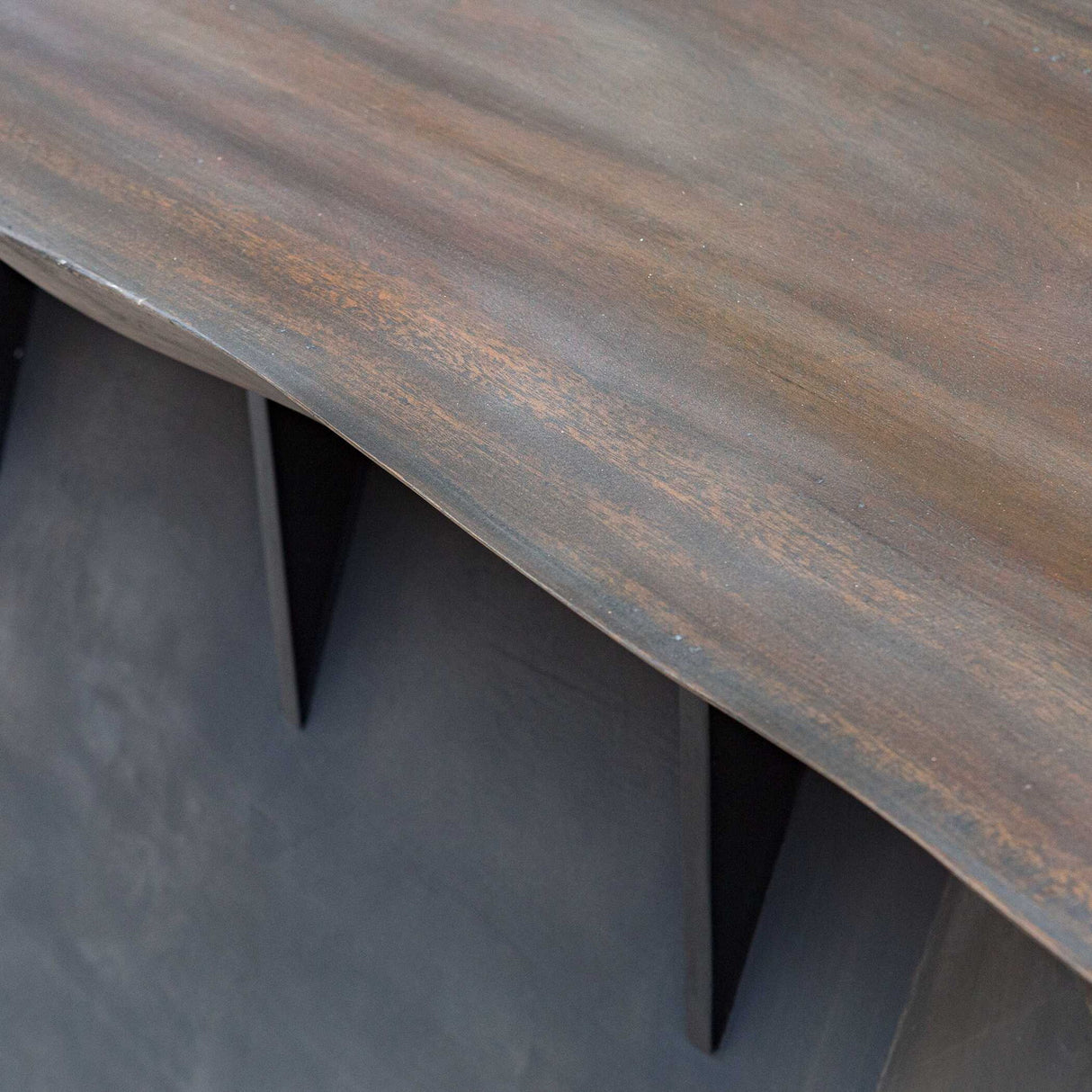 Vessel - Industrial Console Table - Brown, Dark & Gray, Dark