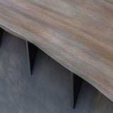 Vessel - Industrial Console Table - Brown, Dark & Gray, Dark