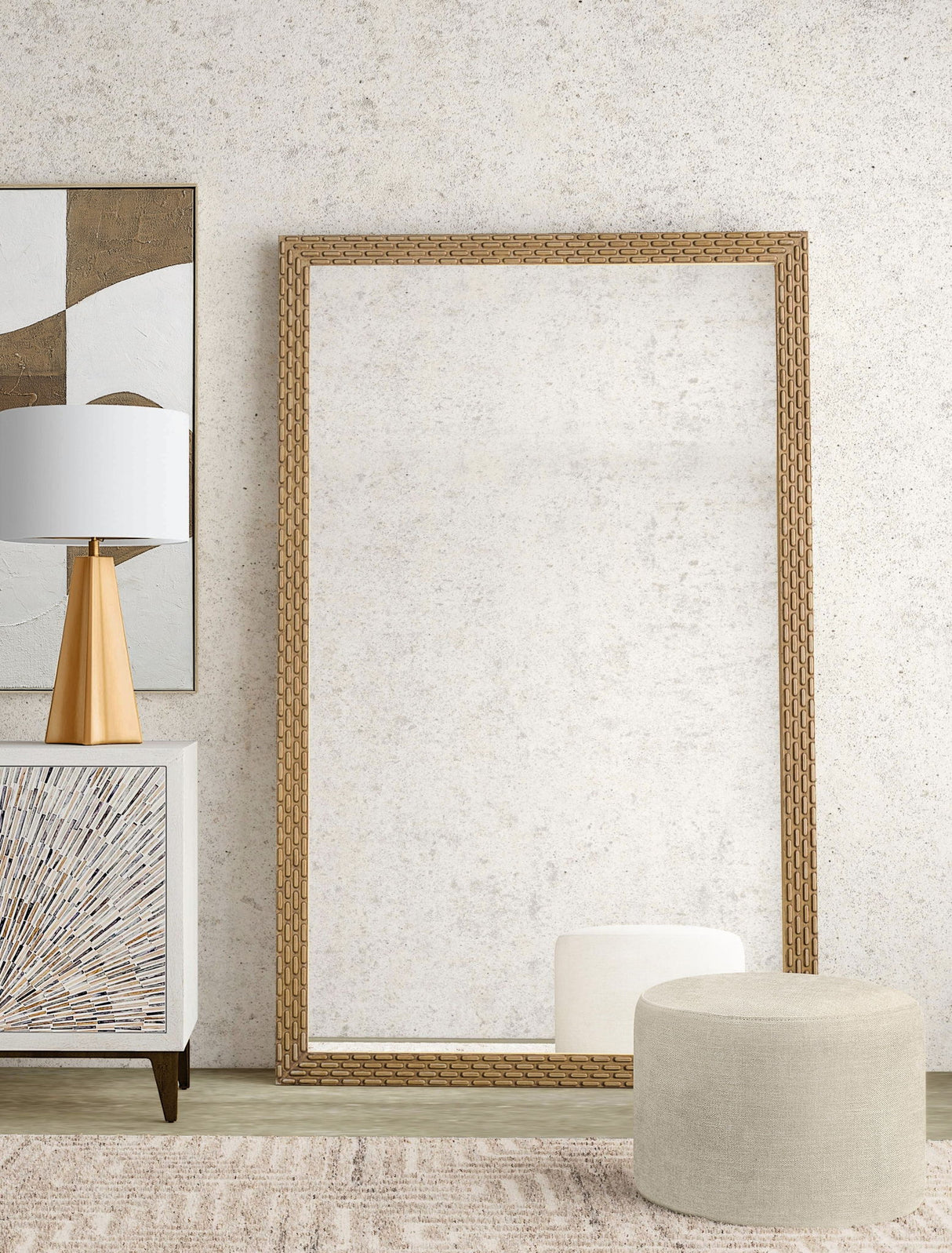 Ansul - Floor Mirror - Ant Gold