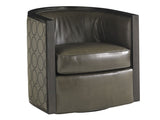 Lexington Leather - Palermo Leather Swivel Chair - Dark Brown