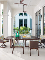 Abaco - Dining Chair - Dark Brown / White
