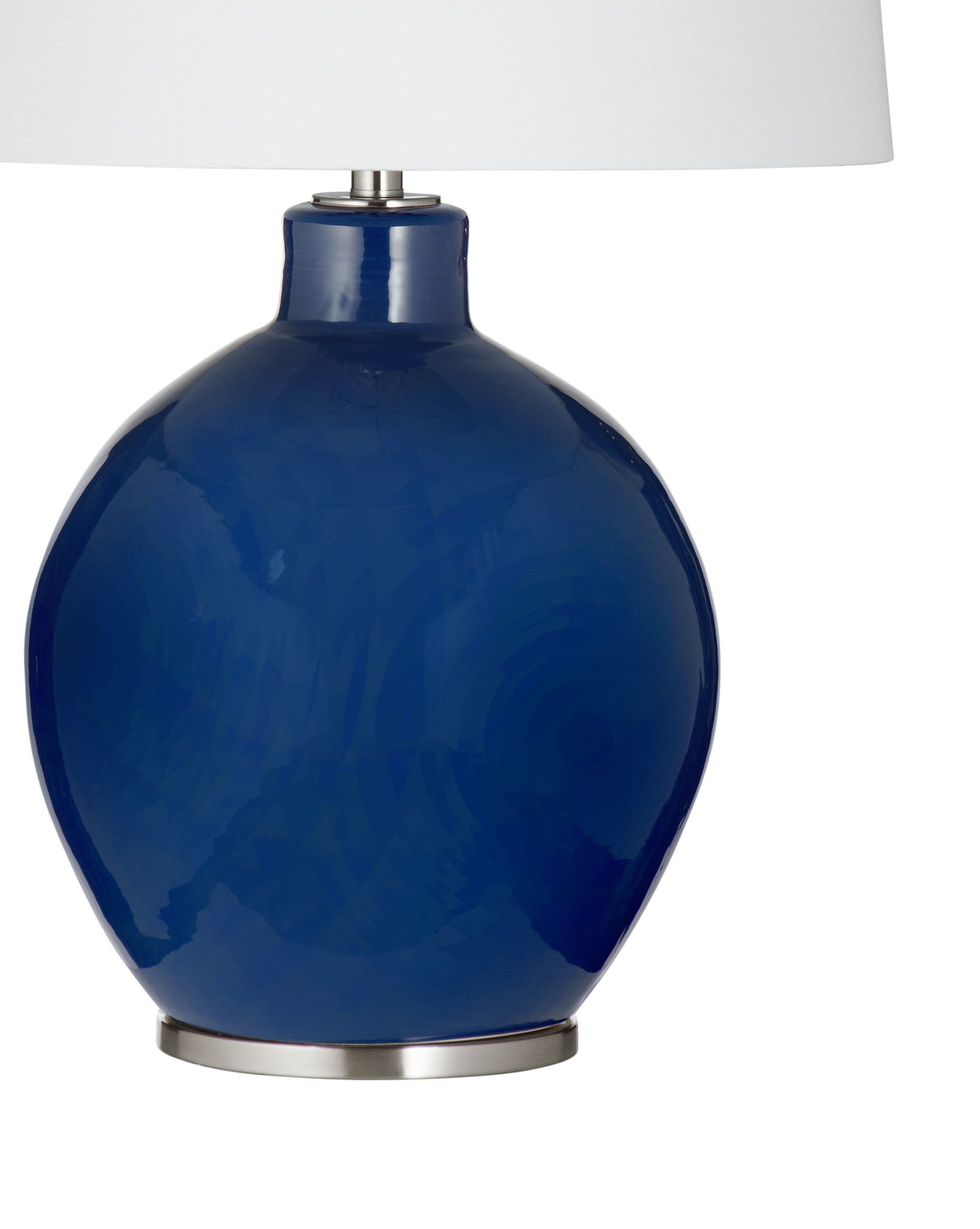 Navy Sphere Table Lamp - Navy