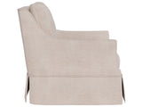 Henri - Skirted Swivel Chair, Special Order - Beige
