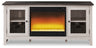 Dorrinson - TV Stand With Fireplace Insert