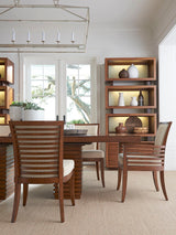 Ocean Club - Peninsula Dining Table - Dark Brown