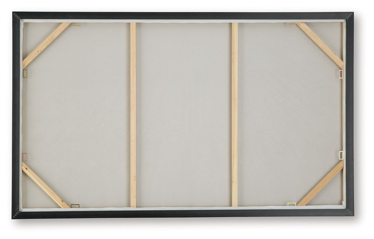 Waldard - Gray / Taupe / White - Wall Art
