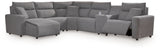 ModMax II - Salt And Pepper - Reclining Sectional