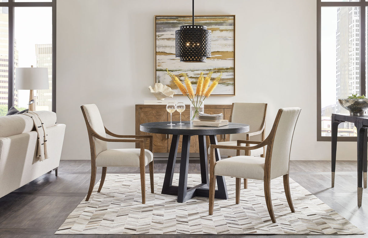 Chapman - Shou Sugi Ban Petite Round Dining Table