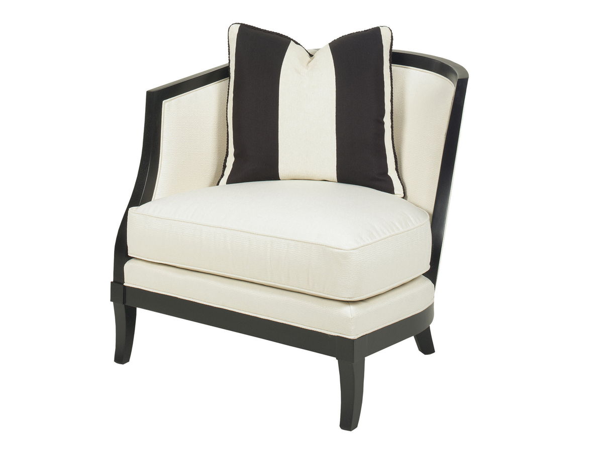 Lexington Upholstery - Garland Left Arm Facing Chair - Light Brown / Dark Brown