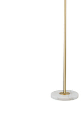 Loraine - Floor Lamp - White / Brass