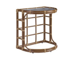 Sandpiper Bay - Demilune End Table - Dark Brown