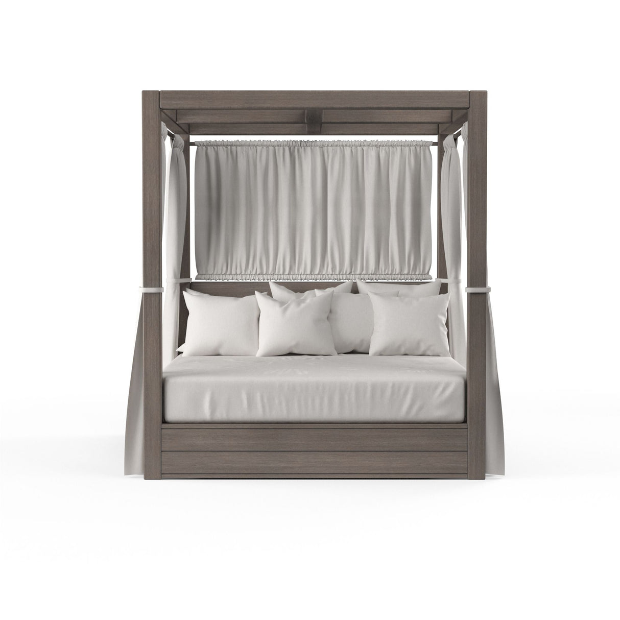 Laguna - Resort King Daybed, No Welt - Canvas Flax / Gray