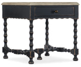 Ciao Bella - Rectangular End Table - Light Brown / Black